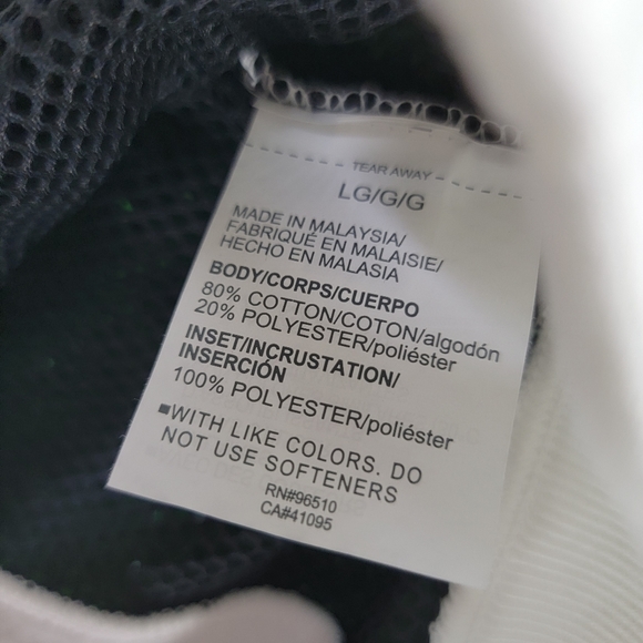 Under Armour Women's Sweatshirt Vented Mesh Sides Size Large White Black Loose - Picture 6 of 9